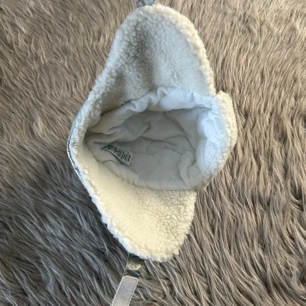 Swiss‎ Tech Trapper Hat Toddler Girls One Size Silver Winter Peak Technology